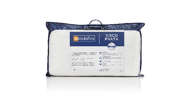 Almofada Visco Prata
